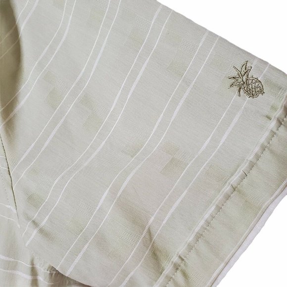 Cubavera Striped Short Sleeve Button Up Camp Shirt - Picture 8 of 10